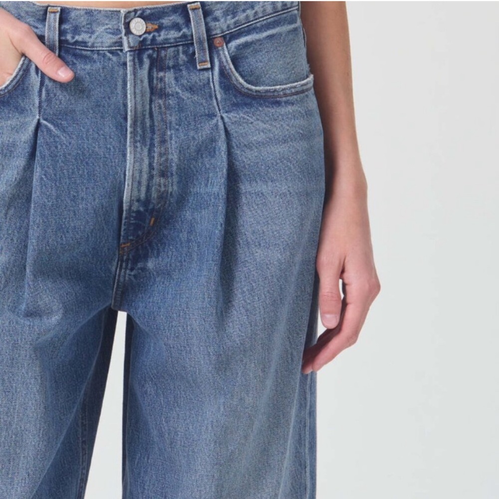 Agolde Danna High Rise Pleat Baggy